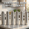 Pack of 6 Stainless Steel Water Bottles (6B11)