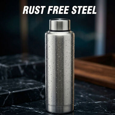 Pack of 6 Stainless Steel Water Bottles (6B11)