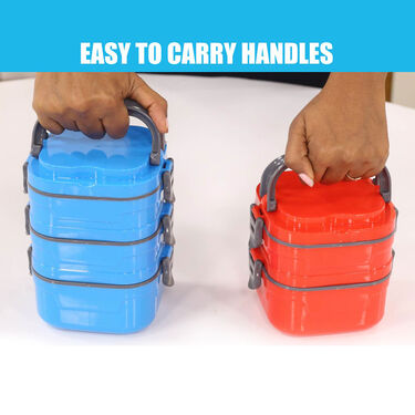 3 Layer + Free 2 Layer Lock & Go Hot Insulated Tiffin