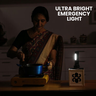 8 in 1 Magnetic Emergency Light with Torch + Powerbank And Fan (LTP)