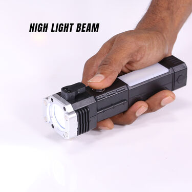 8 in 1 Magnetic Emergency Light with Torch + Powerbank And Fan (LTP)
