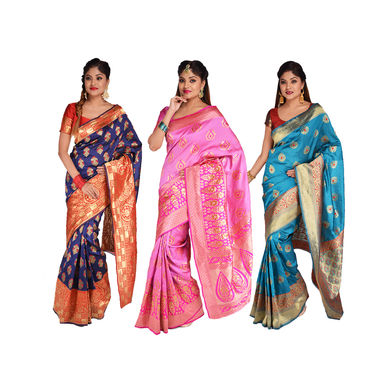 Pick Any One Assorted Kanjeevaram Silk Saree nsp prod 2