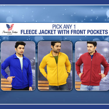 Pick Any 1 Fleece Jacket with Front Pockets (1FJ3)